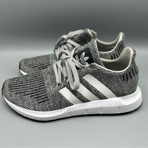 Adidas Swift Run Woven Grey Sneakers Sport Comfortable Shoes Size 7